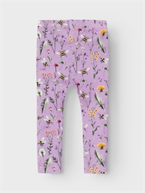 NAME IT Blomster Leggings Hubine Orchid Bloom 